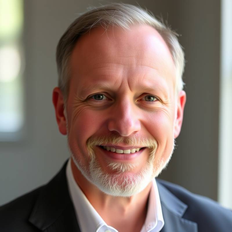 Headshot of David O'Connell, a portrait photography instructor.